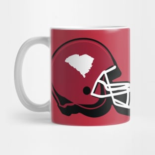 South Carolina Outline Football Helmet Mug